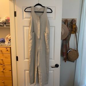 BEATON linen overalls